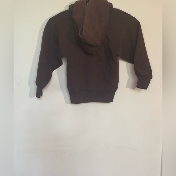 Brown KidS Port And Company Hoodie Youth XS (2-4) - Picture 2 of 2